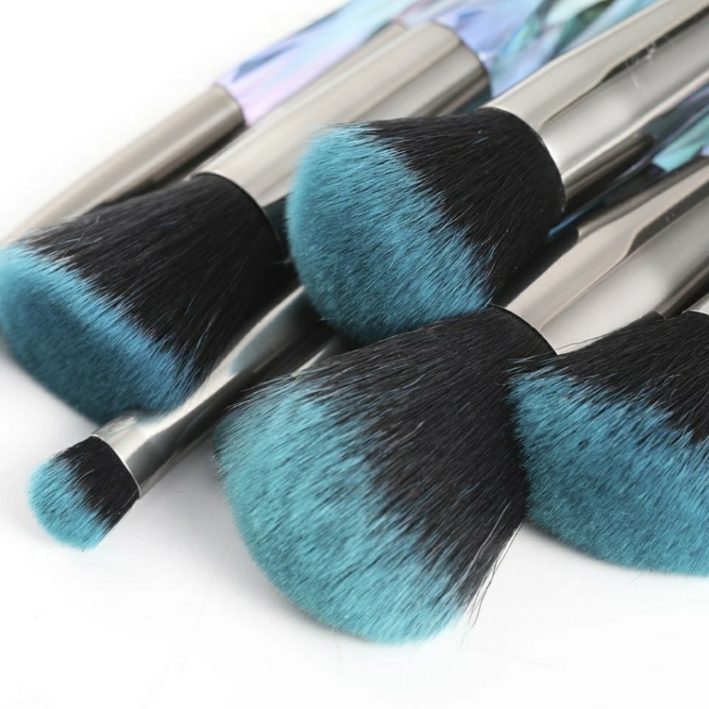 MYSTIC Topaz 10-piece Vegan Makeup Brush Set - Picture 7 of 9